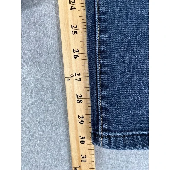 American Eagle Jeans Womens 4 Original Boot Cut Mid Rise Dark Wash Y2K Denim - Picture 10 of 14